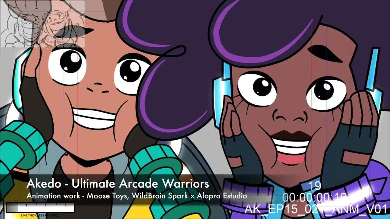 Characters from the Erikarts 2023 animation reel